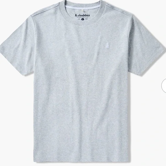 NWT Chubbies The Basic Oversized Tee - Size S, Mid Gray Heather - Picture 12 of 14